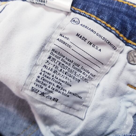 AG Adriano Goldschmied The Legging Ankle Patchwork Jeans - Picture 12 of 12